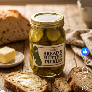 Nikki's BREAD & BUTTER PICKLES 16oz